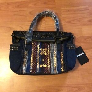 NWT Desigual Handbag - Bols Loverty Silverly